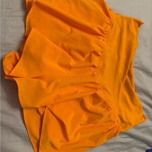 Aerie Bright Orange Athletic Shorts
